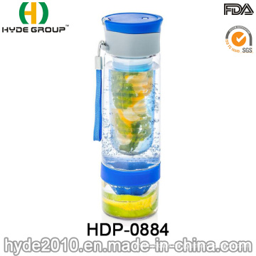 New Design Plastic Fruit Infuser Water Bottle, Tritan Fruit Infusion Water Bottle (HDP-0884)